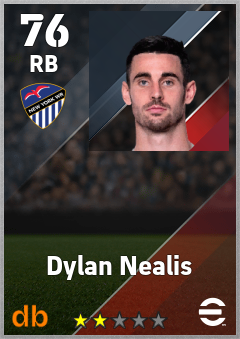 Dylan Nealis — RB, OVR 76, MAX 76