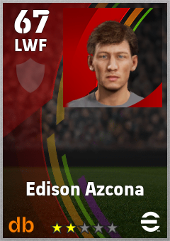 Edison Azcona eFootball player card
