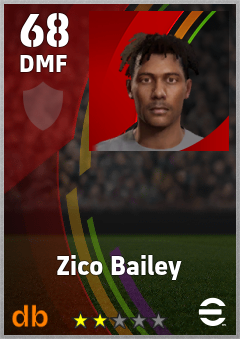 Zico Bailey eFootball player card