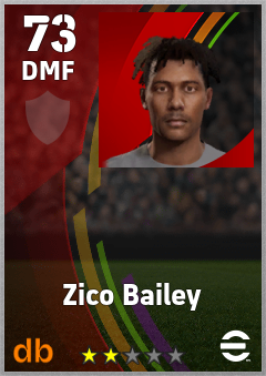 Zico Bailey eFootball player card
