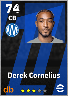 Derek Cornelius eFootball player card