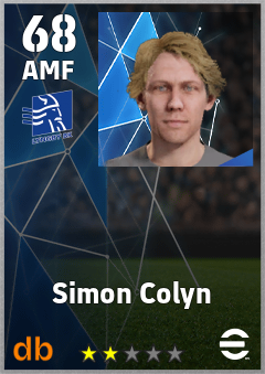 Simon Colyn eFootball player card