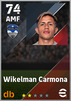 Wikelman Carmona — AMF, OVR 74, MAX 74