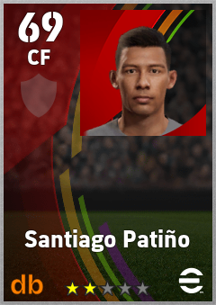 Santiago Patiño eFootball player card