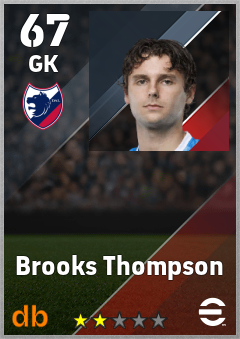 Brooks Thompson eFootball player card