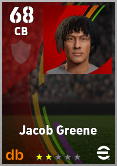 Jacob Greene eFootball player card