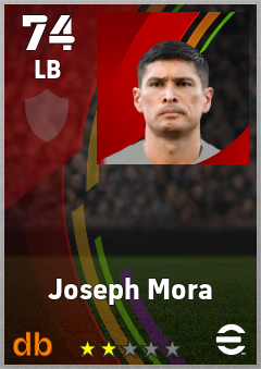 Joseph Mora — LB, OVR 74, MAX 74