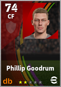 Phillip Goodrum eFootball player card