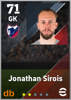 Jonathan Sirois eFootball player card