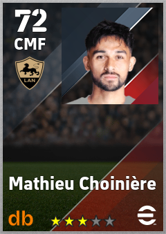Mathieu Choinière eFootball player card