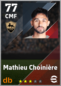 Mathieu Choinière — CMF, OVR 77, MAX 77