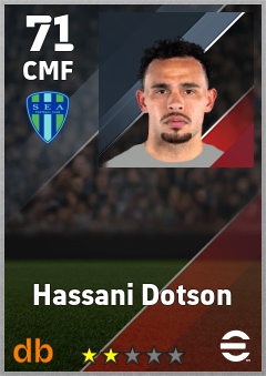 Hassani Dotson eFootball player card