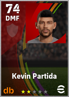 Kevin Partida eFootball player card