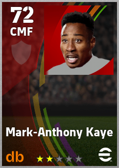 Mark-Anthony Kaye eFootball player card