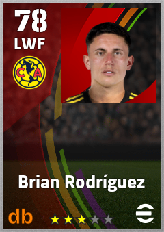 Brian Rodríguez eFootball player card