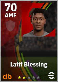 Latif Blessing eFootball player card