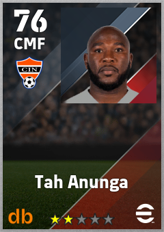 Tah Anunga — CMF, OVR 76, MAX 76