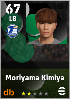 Moriyama Kimiya — LB, OVR 67, MAX 67