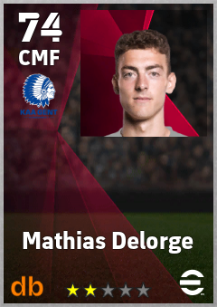 Mathias Delorge — CMF, OVR 74, MAX 74