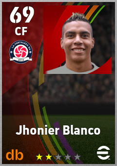 Jhonier Blanco — CF, OVR 69, MAX 69