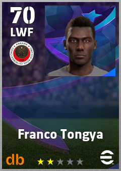 Franco Tongya eFootball player card