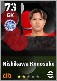 Nishikawa Konosuke eFootball player card