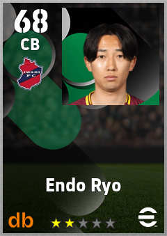 Endo Ryo eFootball player card