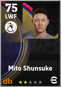 Mito Shunsuke eFootball player card