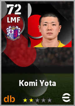 Komi Yota — LMF, OVR 72, MAX 72