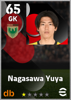 Nagasawa Yuya — GK, OVR 65, MAX 65