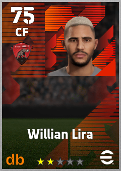 Willian Lira — CF, OVR 75, MAX 75