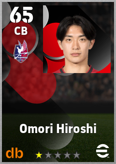 Omori Hiroshi — CB, OVR 65, MAX 65