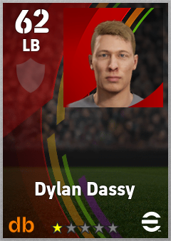 Dylan Dassy — LB, OVR 62, MAX 62