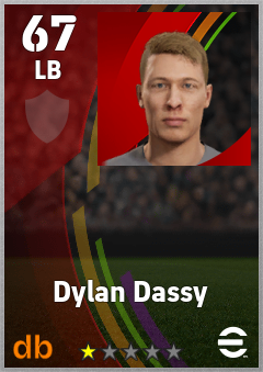 Dylan Dassy — LB, OVR 67, MAX 67