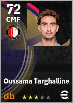 Oussama Targhalline eFootball player card