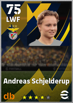 Andreas Schjelderup eFootball player card