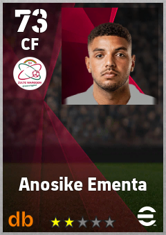 Anosike Ementa — CF, OVR 73, MAX 73