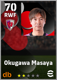 Okugawa Masaya — RWF, OVR 70, MAX 70