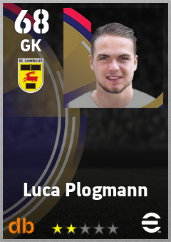 Luca Plogmann eFootball player card