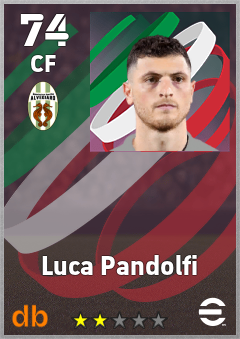 Luca Pandolfi — CF, OVR 74, MAX 74
