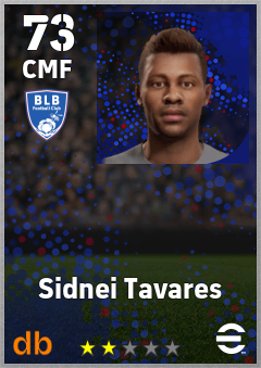 Sidnei Tavares — CMF, OVR 73, MAX 73
