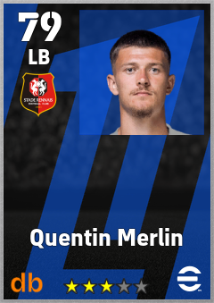 Quentin Merlin — LB, OVR 79, MAX 79