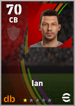 Ian eFootball player card