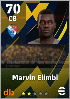 Marvin Elimbi — CB, OVR 70, MAX 70