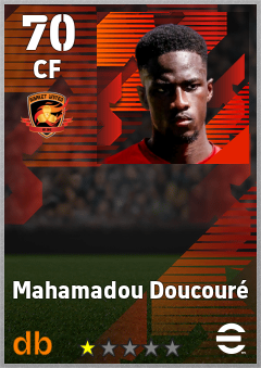 Mahamadou Doucouré — CF, OVR 70, MAX 70