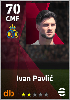 Ivan Pavlić — CMF, OVR 70, MAX 70