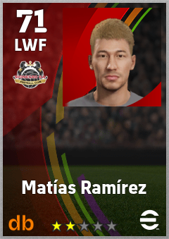 Matías Ramírez eFootball player card