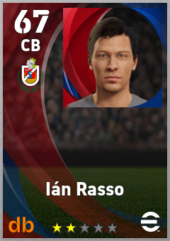 Ián Rasso — CB, OVR 67, MAX 67