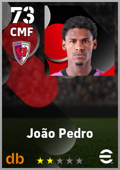 João Pedro — CMF, OVR 73, MAX 73