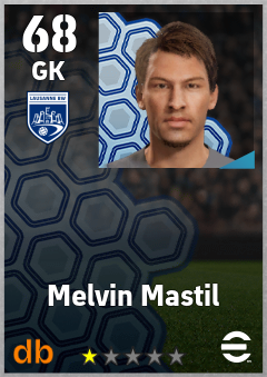 Melvin Mastil — GK, OVR 68, MAX 68